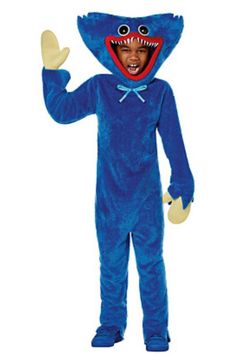 Spirit Halloween Poppy Playtime Kids Huggy Wuggy Costume | Officially Licensed | Gaming Costumes size 4-6 new