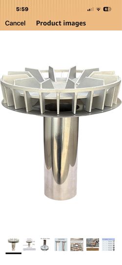Brand New 3 Inch Stainless Steel Roof Drains for Flat Roofs
