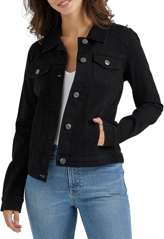 New Ladies Black Denim Jacket