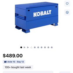 Kobalt Jobsite Box. Job Site 