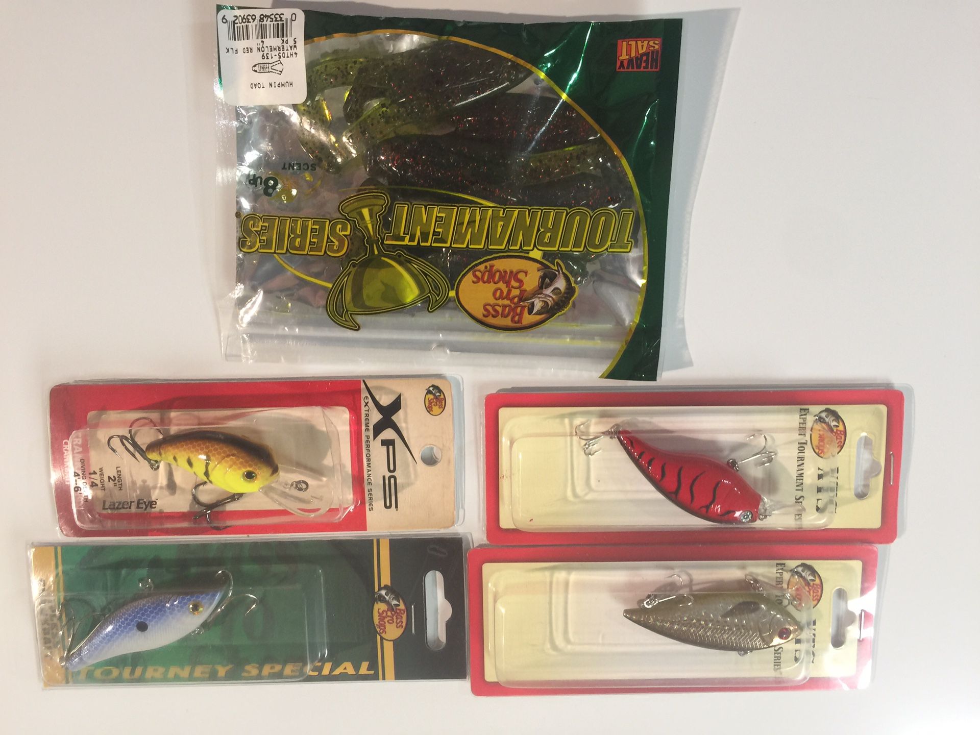 New fishing lures and plastic frogs #4 package