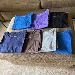 7 NEW. WOMAN WITHIN CAP SLEEVE TOPS