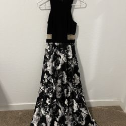 Black And White Prom Dress