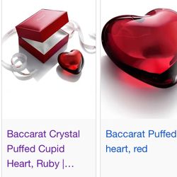Baccarat Puffed Crystal Paperweight