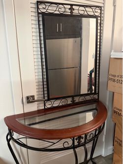 Console + Mirror set