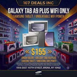 Galaxy Tab A9 plus wifi only