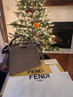 Like New in Box Authentic Fendi Peekaboo Petite