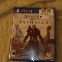 Assassin's Creed Valhalla Video Game For PlayStation 4 System In Perfect Condition 