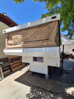 Slide in camper