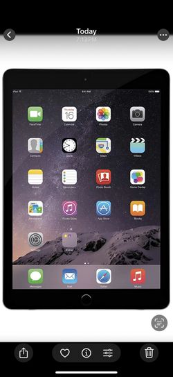 Apple iPad Air A1474 16GB (MD785LL/B) Tested And Factory Reset