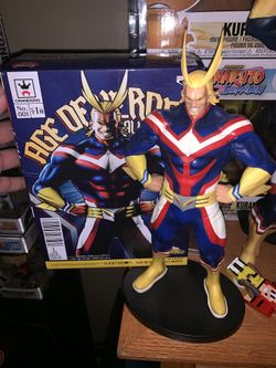 All Might Figure with Box