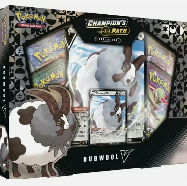 Champions Path Booster Packs Sealed Box Set Dubwool Sealed Promo Cards Pokemon Cards