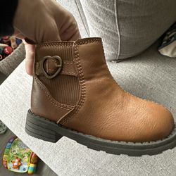Carters Brown Ankle Boot Size 4T