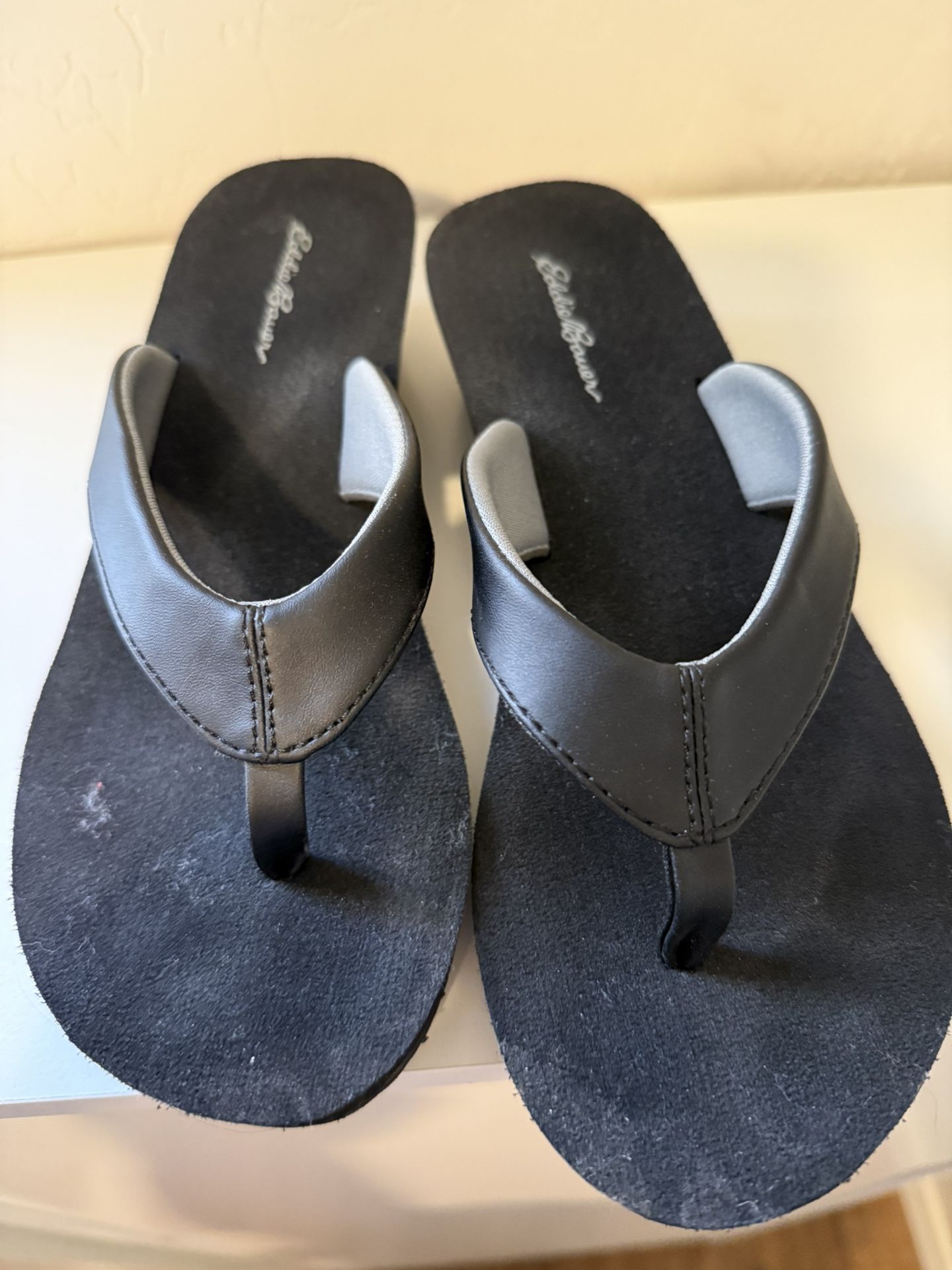 Eddie Bauer Wedge Flip Flops