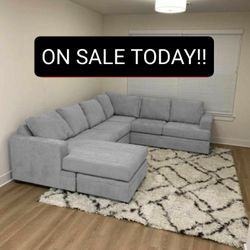 Grey Sectional Couch Sofa With Chaise