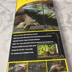Small Reptile Lamp Stand  (light Not Included)