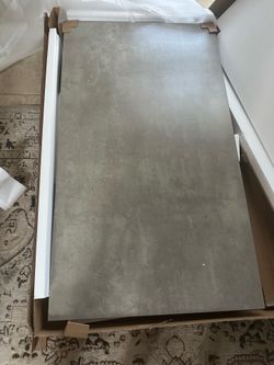 Brand New Dining Table - Wooden Base - 46.5" - Modern Design - $80 (WAS $162)