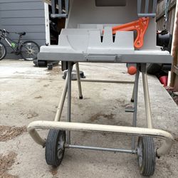 RIDGID 15 Amp 10 in. Portable Corded Pro Jobsite Miter Table Saw with Stand