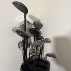 Golf Clubs + Bag