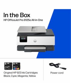HP OfficeJet Pro 8125e Wireless All-in-One Color Inkjet Printer, Print, scan, Copy