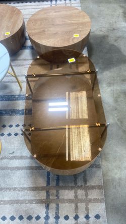 Modern Coffee Table with Glass Top