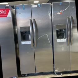 33 inch Frigidaire side-by-side refrigerator