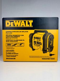 Dewalt corded/cordless inflator