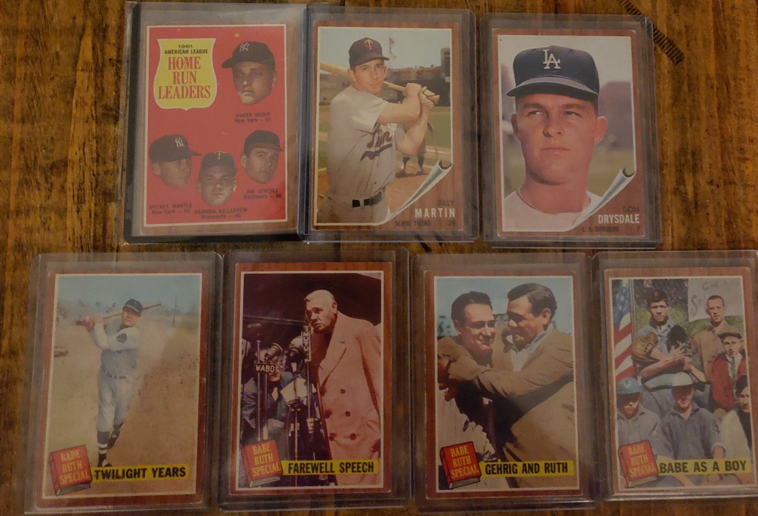 Baseball cards, 1962 topps babe ruth and more