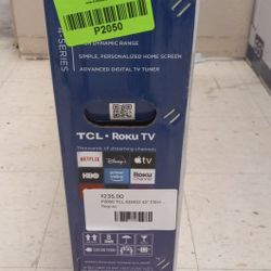 TCL 43S433 43 Class 4K UHD Roku Smart TV 68810