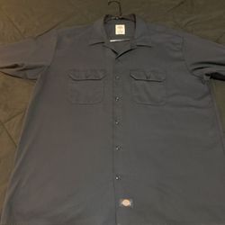 Dickie Navy Blue Flannel