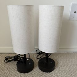 Linen Bedside Lamp