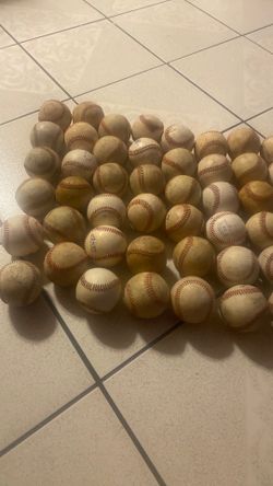 Baseball balls all leather 45