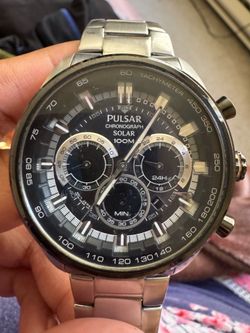 Pulsar Solar Chronograph 100M Watch