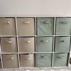 White 4x3 Cube Cubbie/Shelving