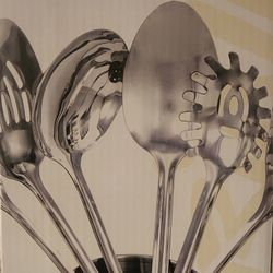 7 PC STAINLESS STEEL UTENSIL SET