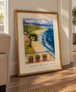 Carmel-by-the-Sea Framed Art Print