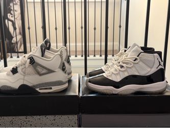 Air jordan Retro 4 & 11 size 9.5 and 9