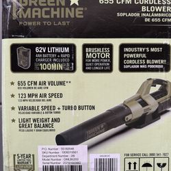 Green Machine 655FCM Electric Leaf Blower