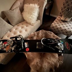 Burton 157 Farmer Snowboard Snowboarding W/ Burton Bind 