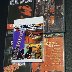 DVD Music Lot...Clapton..Beatles..Herbie Hancock..QOTSA