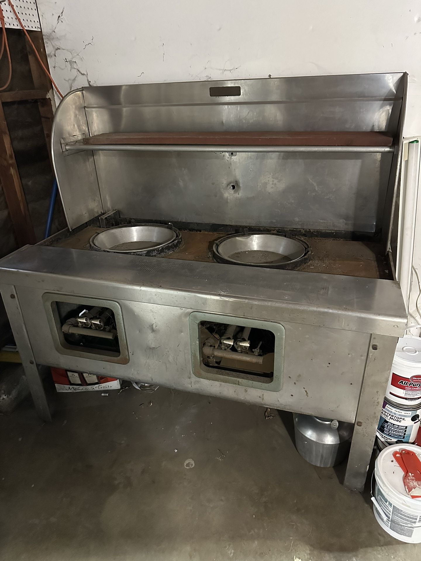 Double Burner Industrial Range