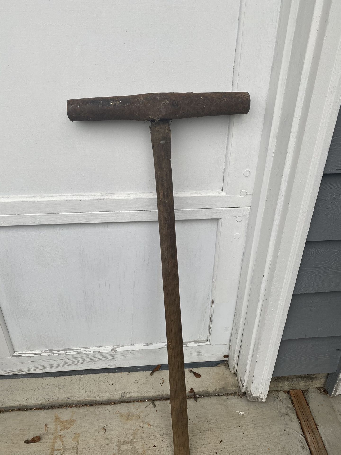 Vintage railroad spike hammer