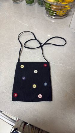 Black Colorful Mirror Purse Shoulder Bag