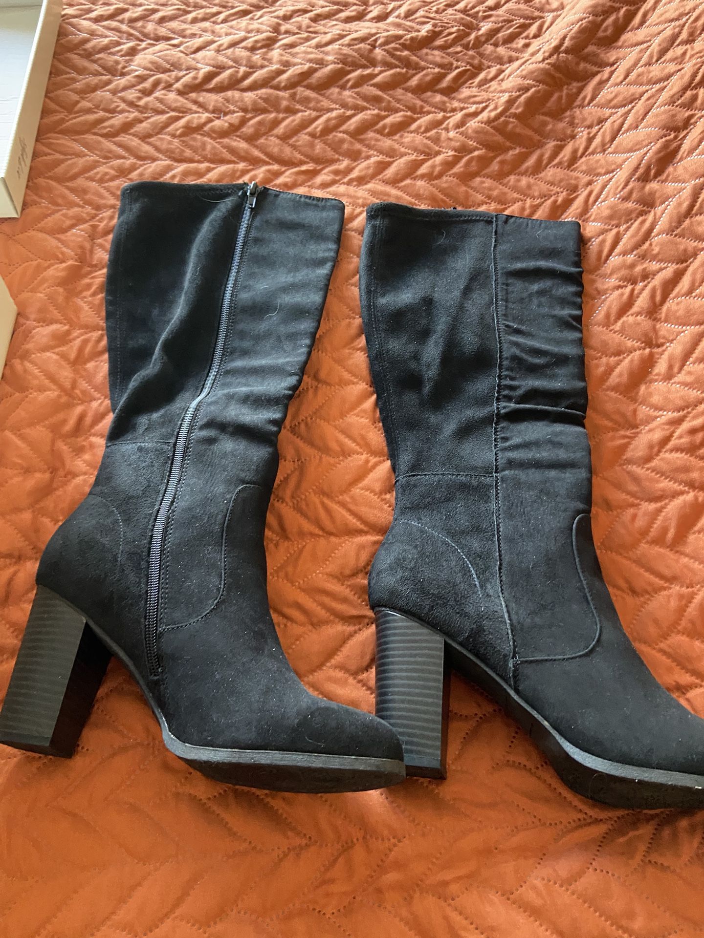 Suede Boots Size 8