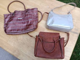 3 Ladies Womens Purses Handbags $50 All