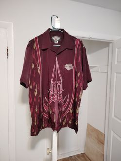 Harley-Davidson Button-Up Flame Shirt