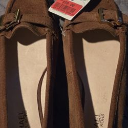 New Michael Kors Suede Flats Sz.7.5