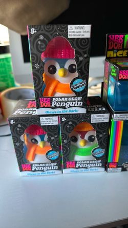Polar glow penguin