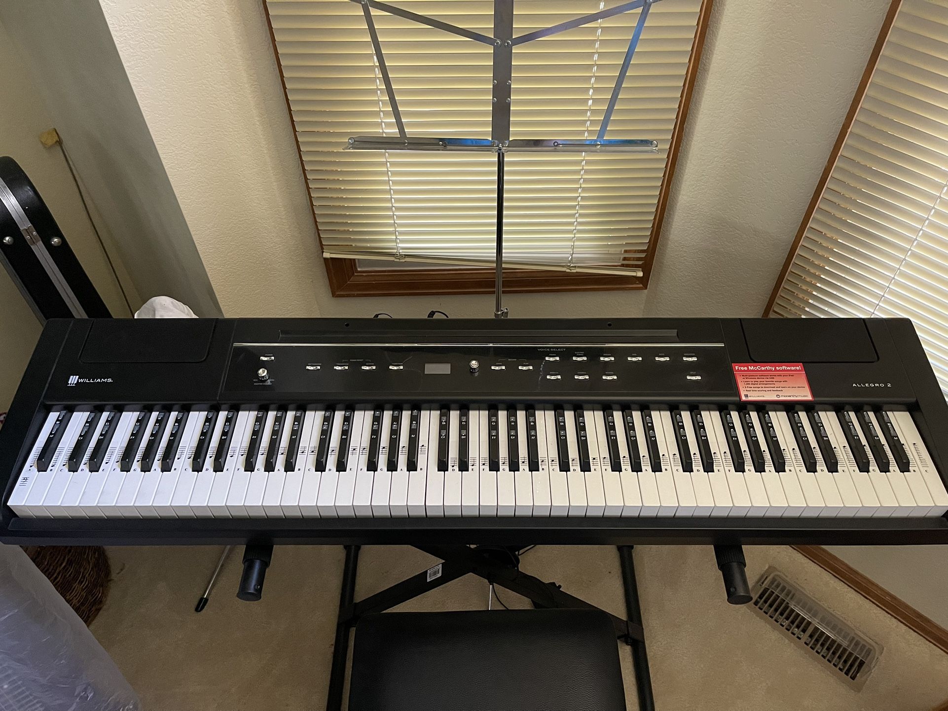 Williams Allegro 2 Digital Piano And Accessories