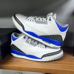 Jordan 3 Racer Blue Size 13 